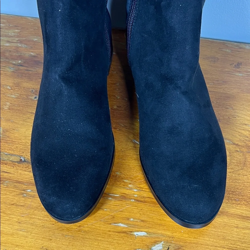 J. Crew Black Over-the-Knee Stretch Boots